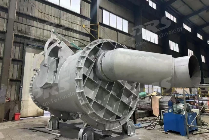 scrap copper tilting furnace